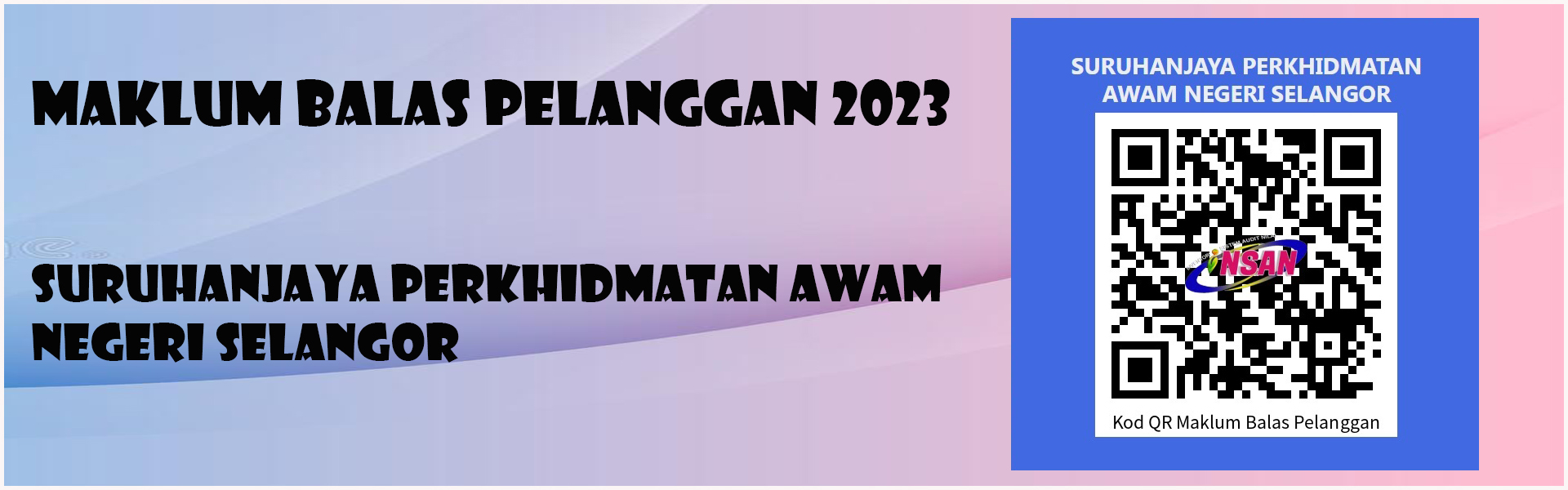 MAKLUM BALAS PELANGGAN
