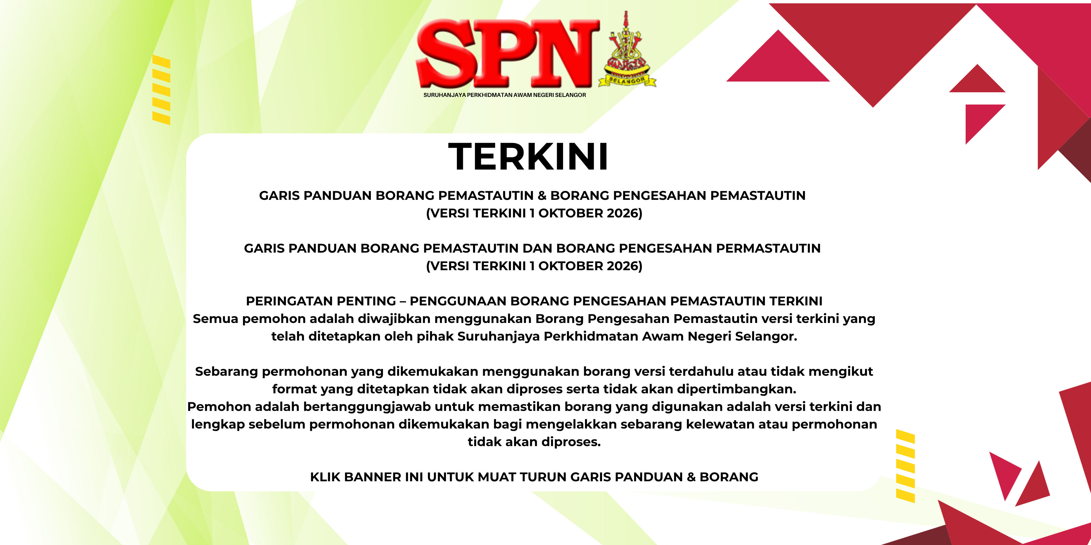 GARIS PANDUAN DAN PEMASTAUTIN 
